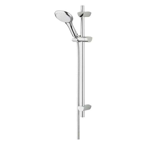 Bristan Evo Single Function Handset Adjustable Shower Rail Kit, Chrome