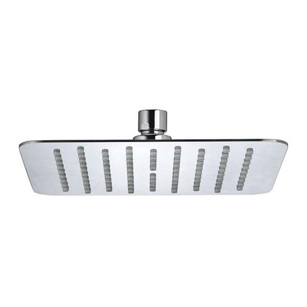 Bristan Slimline Stainless Steel Square Fixed Shower Head 200mm - Chro