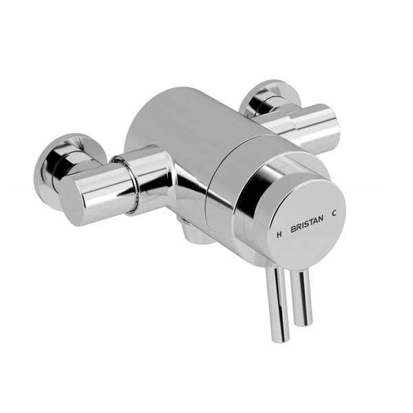 Bristan Prism Contemporary Exposed Concentric Shower Valve - Chrome -