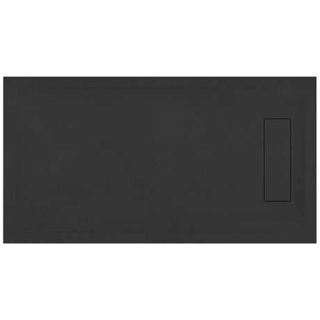 Roman Infinity Rectangular Shower Tray 1200 x 900mm - Slate Black - IGS129B - TAP 'N' SHOWER