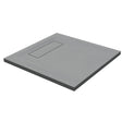 Roman Infinity Square Shower Tray 800 x 800mm - Slate Grey - IGS80G - TAP 'N' SHOWER