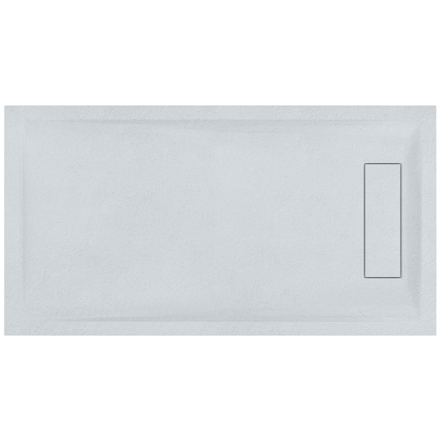 Roman Infinity Rectangular Shower Tray 1200 x 900mm - Slate White - IGS129W - TAP 'N' SHOWER