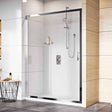 Roman Innov8 Sliding Shower Door Alcove Fitting 1400mm - Chrome - N2T1413S - TAP 'N' SHOWER