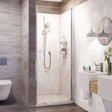 Roman Innov8 Alcove Pivot Shower Door 900mm - Bright Silver - N2F913S - TAP 'N' SHOWER