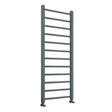 Scudo Vibe Towel Radiator 1200 x 500mm - Gunmetal - VI - 12 - 50 - GM - TAP 'N' SHOWER