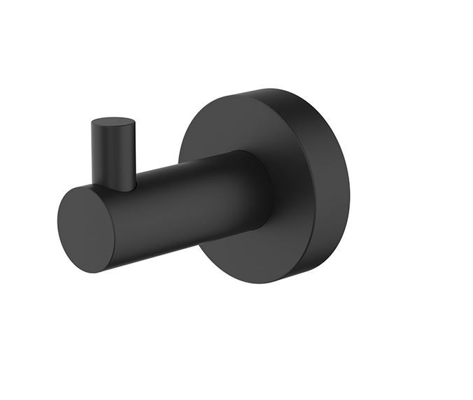 Britton Hoxton Robe Hook - Matt Black - HOX.018MB - TAP 'N' SHOWER