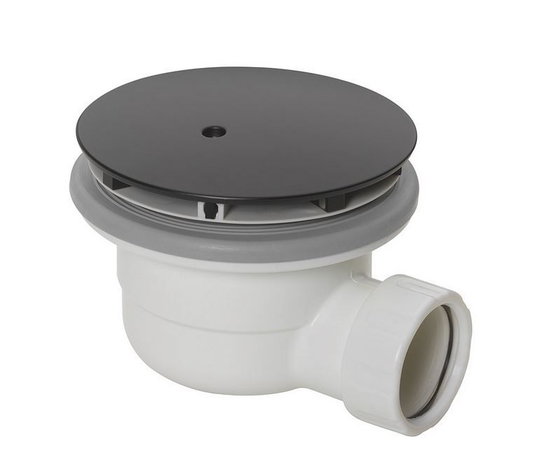 Britton High Flow Waste 90mm - Matt Black - Z1205MB - TAP 'N' SHOWER