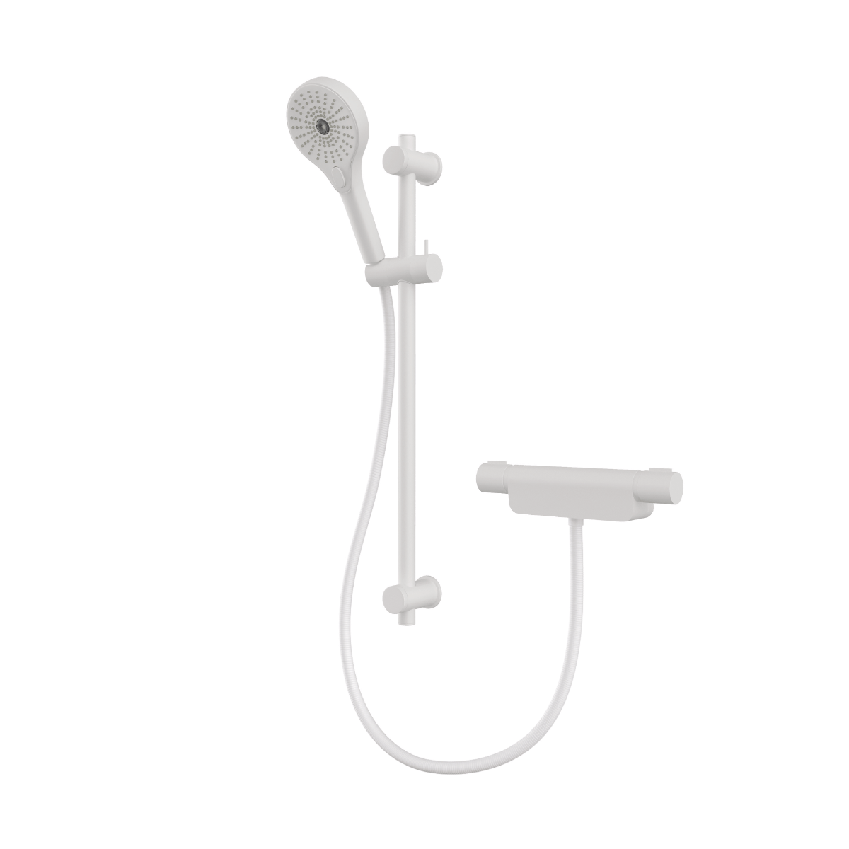 Aqualisa Midas 220 Bar Valve Shower - Matt White - MD220S.MW - TAP 'N' SHOWER