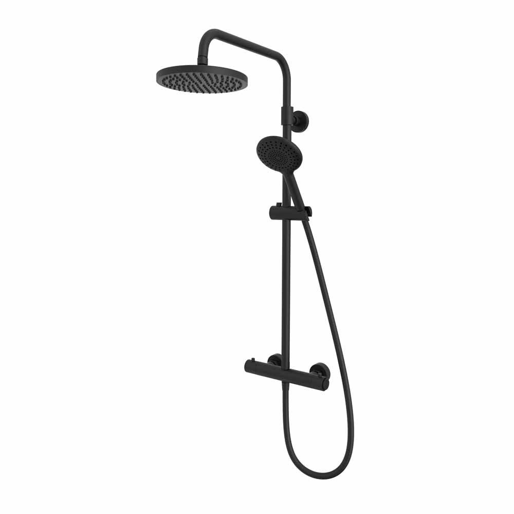 Tavistock Merit Push Bar Shower System System - Black - SMT2512 - TAP 'N' SHOWER