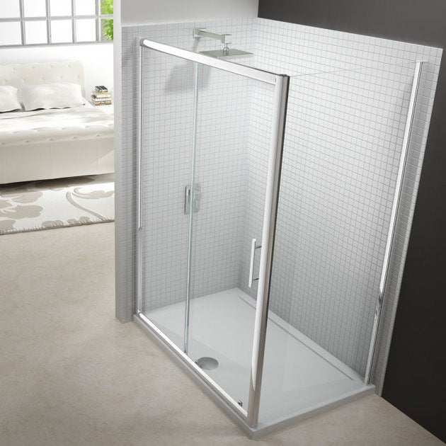 Merlyn 6 Series Sliding Shower Door 1000mm Wide - Clear Glass - M68231