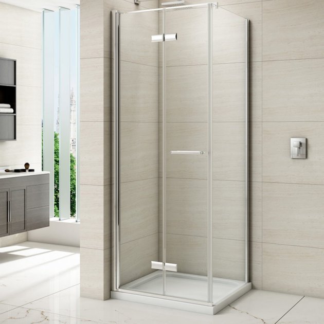 Merlyn 8 Series Frameless Side Panel 900mm Wide 8mm Glass - M82103 - TAP 'N' SHOWER