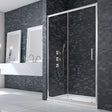 Merlyn Ionic Essence 1000mm Wide Framed Slider Shower Door - 8mm Glass - Chrome - DWH04A0 - TAP 'N' SHOWER