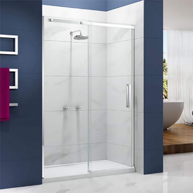 Merlyn Ionic Essence 1100mm Wide Sliding Shower Door 8mm Glass - A0104B0 - TAP 'N' SHOWER
