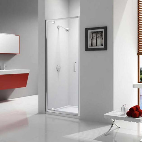 Merlyn Ionic Express Pivot Shower Door 800mm Wide 6mm Glass - A0306D0