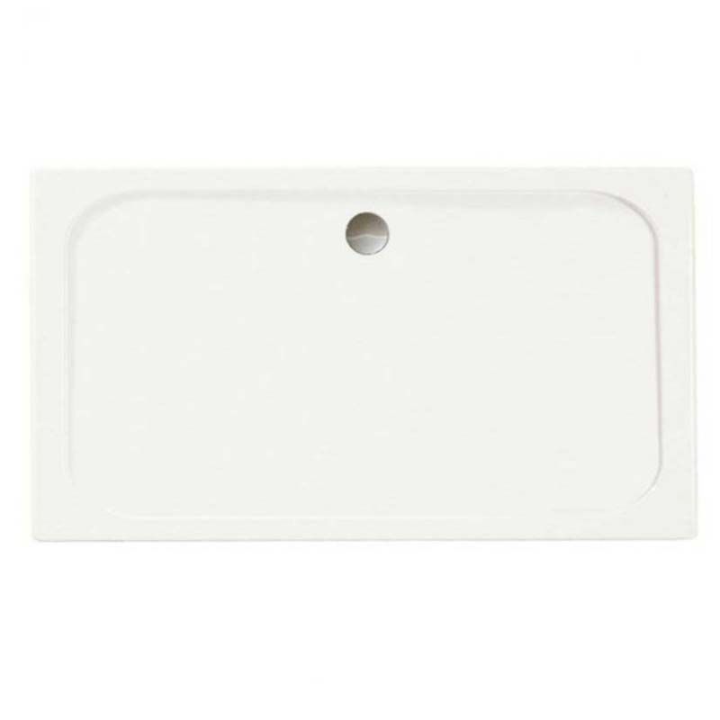 Merlyn Touchstone Anti Slip Rectangular Shower Tray Without Waste 1700 x 800mm - White - S178RTASTO - TAP 'N' SHOWER