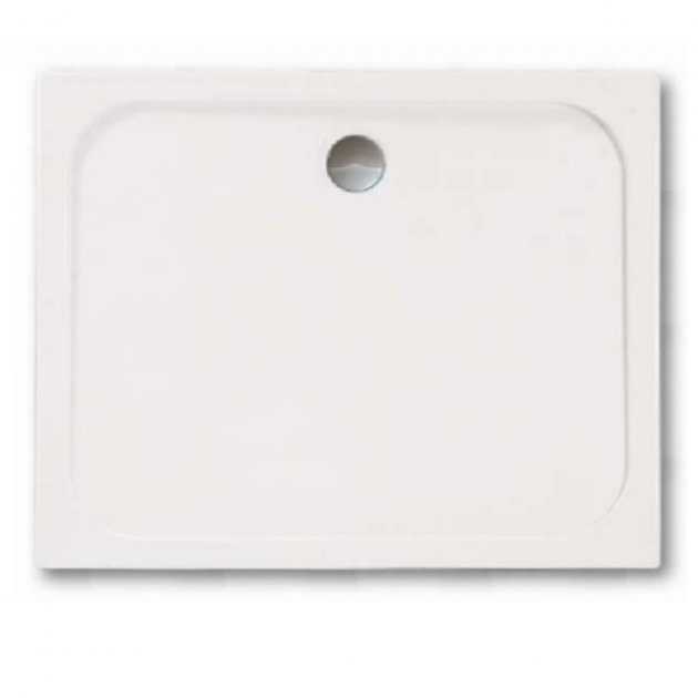 Merlyn MStone Stone Resin Rectangular Shower Tray with Waste 1700mm x 800mm - White - D178RT - TAP 'N' SHOWER