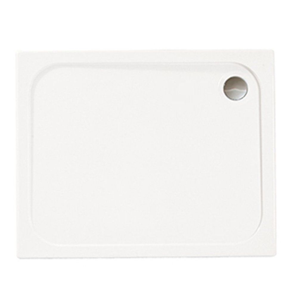 Merlyn Touchstone Rectangular Shower Tray Without Waste 1400 x 800mm - White - S148RTASTO - TAP 'N' SHOWER