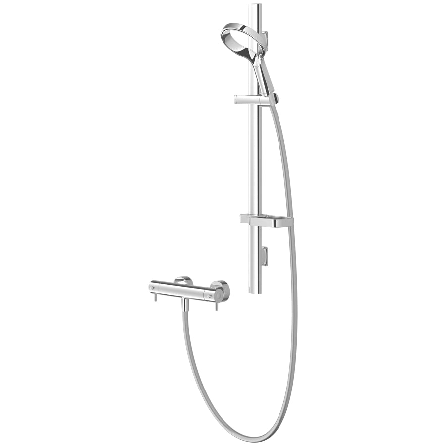 Methven Aio Aurajet Cool Touch Bar Mixer Shower Kit - Chrome - AOCTSCPUK - TAP 'N' SHOWER