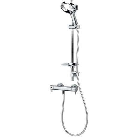 Methven Aurajet Aio Cool To Touch Bar Mixer and Kit - Chrome - AOCTSEFCP - TAP 'N' SHOWER