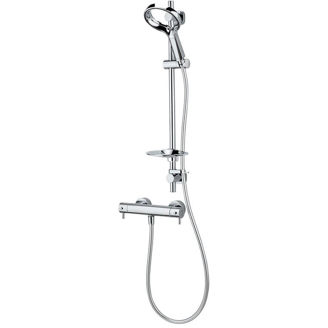 Methven Aurajet Aio Cool To Touch Bar Mixer and Kit - Chrome - AOCTSEFCP - TAP 'N' SHOWER