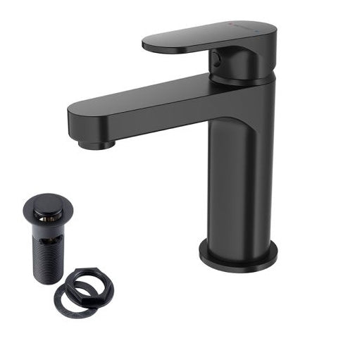 Methven Breeze Basin Mixer Tap - Matt Black - BRBWBK - TAP 'N' SHOWER
