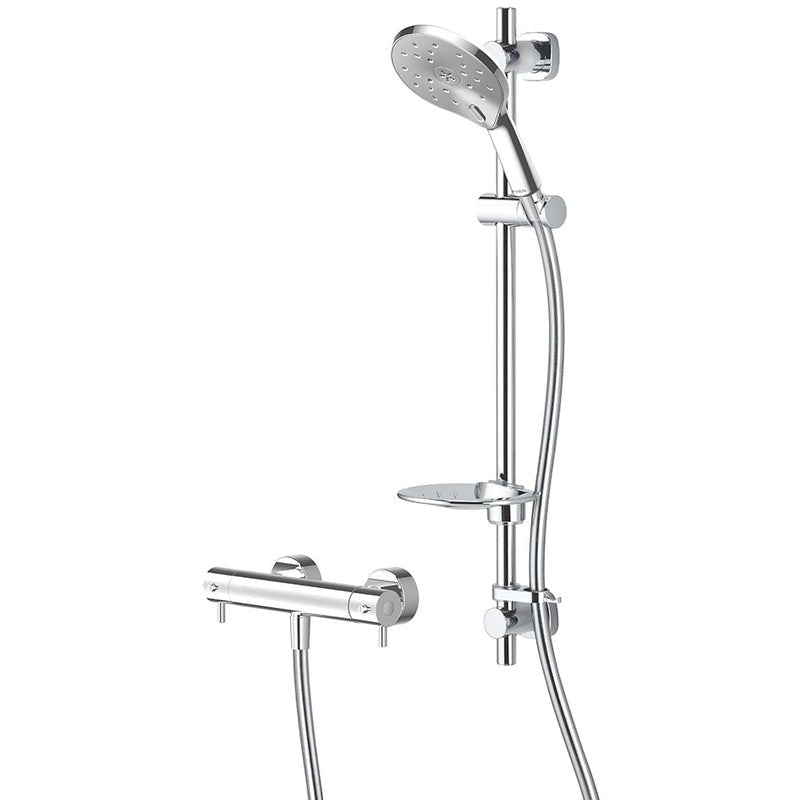 Methven Kaha Cool To Touch Bar Mixer and Kit - Chrome - KHCTSEFCP - TAP 'N' SHOWER
