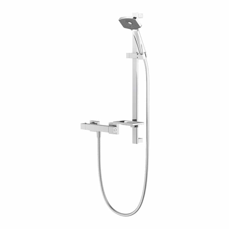 Methven Waipori Satinjet Cool Touch Shower - Chrome/Graphite - WCTS - TAP 'N' SHOWER