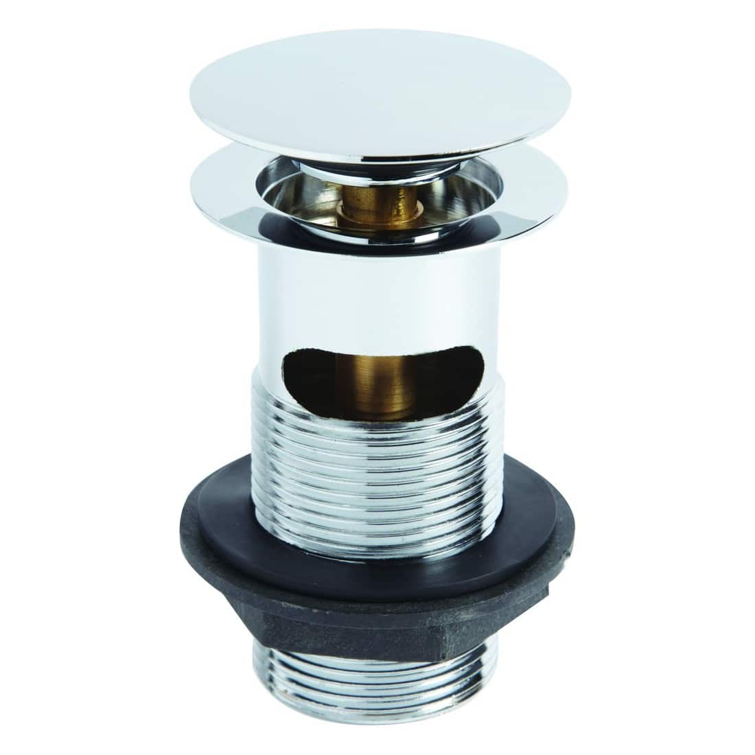 Methven Round Clicker Waste - Chrome - WST304 - TAP 'N' SHOWER