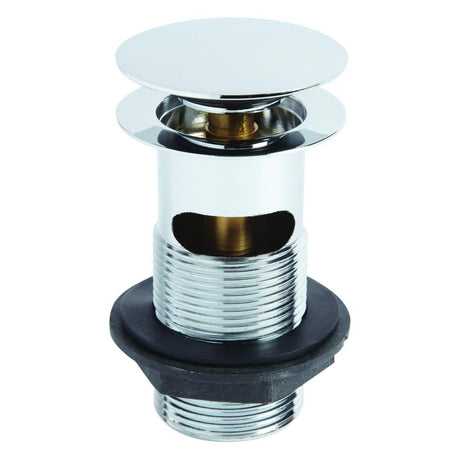 Methven Round Clicker Waste - Chrome - WST304 - TAP 'N' SHOWER