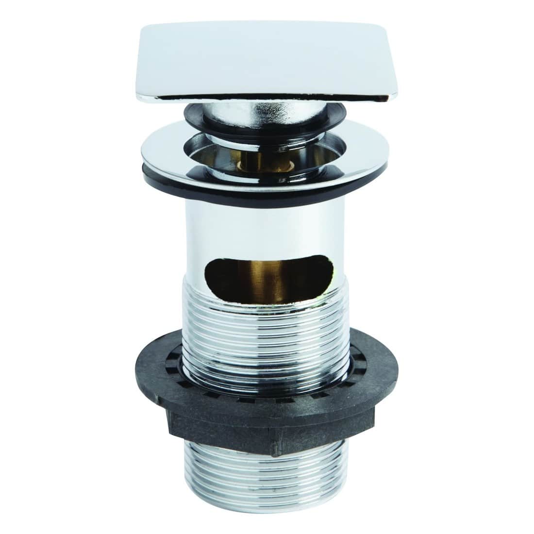 Methven Square Clicker Waste - Chrome - WST318 - TAP 'N' SHOWER