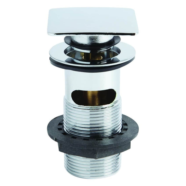 Methven Square Clicker Waste - Chrome - WST318 - TAP 'N' SHOWER