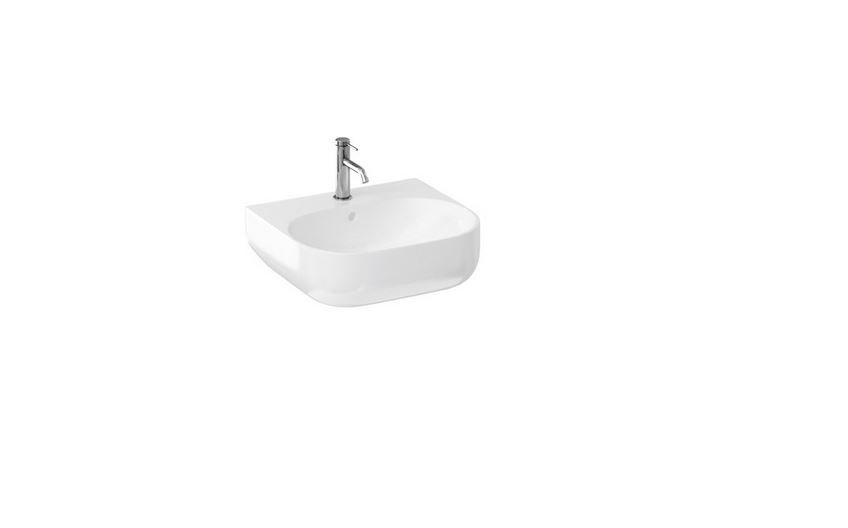 Britton Milan One Tap Hole Basin 500mm - White Gloss - MAR.0002 - TAP 'N' SHOWER