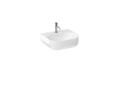 Britton Milan One Tap Hole Basin 500mm - White Gloss - MAR.0002 - TAP 'N' SHOWER