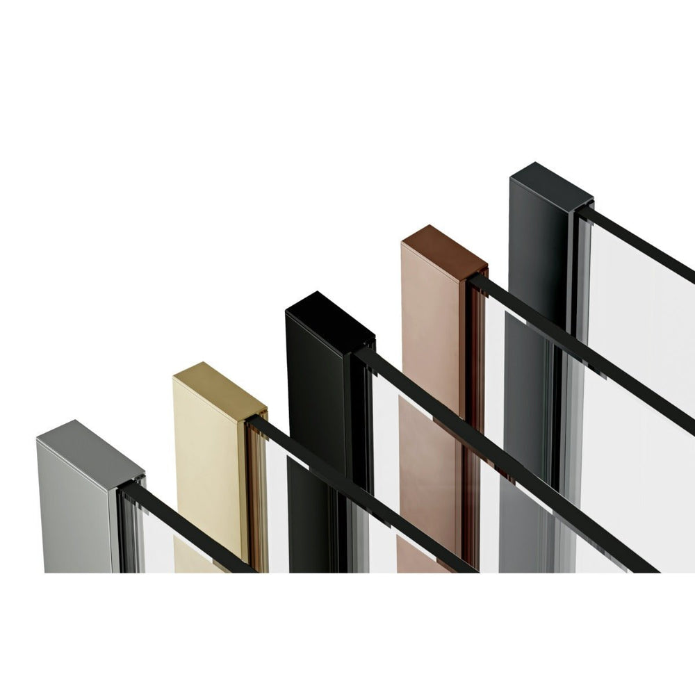 Scudo Wall Profile and Bracing Bar Pack 10mm - Chrome - MINCHPACK - TAP 'N' SHOWER