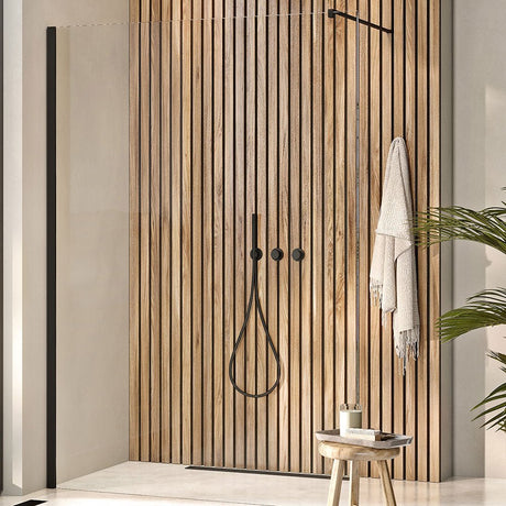 Scudo 10mm Glass Panel Without Wall Profile 1100mm - MINPAN1100NP - TAP 'N' SHOWER