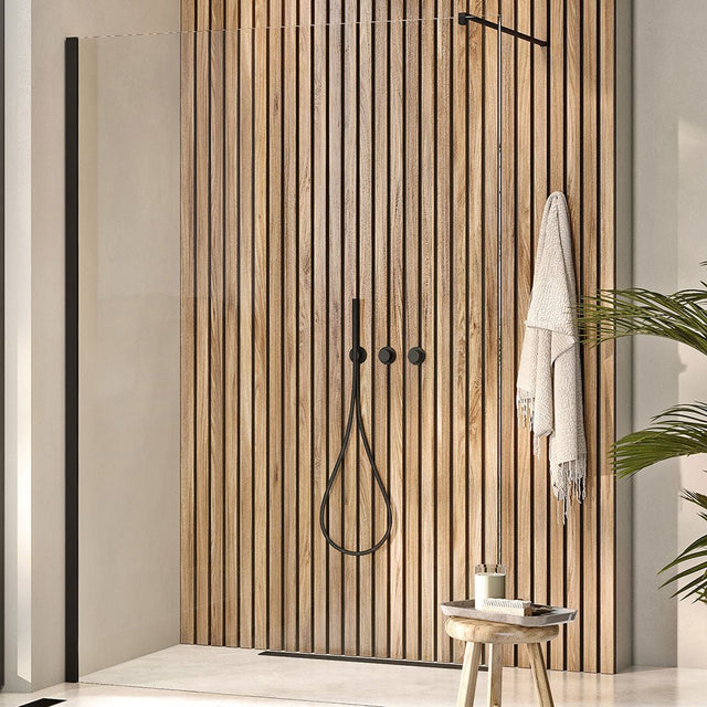 Scudo 10mm Glass Panel Without Wall Profile 1100mm - MINPAN1100NP - TAP 'N' SHOWER