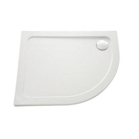 Mira Flight Low Flat Top Offset Quadrant Shower Tray with Waste Left Handed 1000mm X 800mm - White - 1.1697.022.WH - TAP 'N' SHOWER