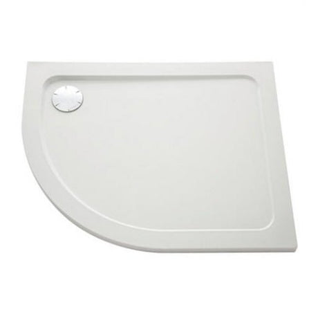 Mira Flight Low Flat Top Offset Quadrant Shower Tray with Waste Right Handed 1000mm X 800mm - White - 1.1697.023.WH - TAP 'N' SHOWER