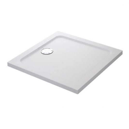 Mira Flight Safe Square Anti - Slip Shower Tray with Waste 800mm x 800mm - White - 1.1697.010.AS - TAP 'N' SHOWER