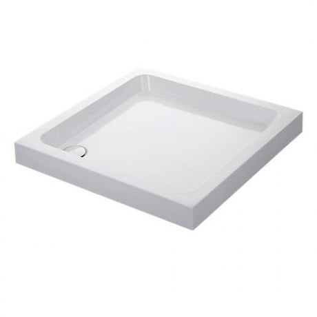 Mira Flight Flat Top Square Shower Tray with Waste 760mm x 760mm - White - 1.1783.001.WH - TAP 'N' SHOWER