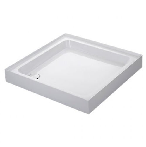 Mira Flight 4 Upstands Square Shower Tray with Waste 800mm x 800mm - White - 1.1783.008.WH - TAP 'N' SHOWER