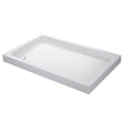 Mira Flight Flat Top Rectangular Shower Tray with Waste 1000mm X 760mm - White - 1.1783.016.WH - TAP 'N' SHOWER