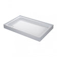 Mira Flight 4 Upstands Rectangular Shower Tray with Waste 1000mm X 800mm - White - 1.1783.021.WH - TAP 'N' SHOWER