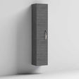 Nuie Athena 1-Door  Wall Hung Tall Unit 300mm Wide - Brown Grey Avola - MOD561