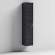 Nuie Athena 1-Door Wall Hung Tall Unit 300mm Wide - Hacienda Black- MOD661