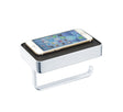 JTP Mode Paper Holder With Mobile Phone Shelf - Chrome - 400161