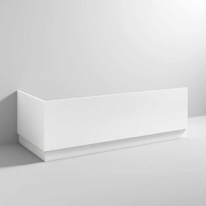 Nuie Blocks Plinth and Straight Bath Front Panel 560mm Height x 1700mm Wide - Satin White - MOF177