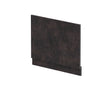 Hudson Reed Havana Straight Shower Bath End Panel & Plinth 700mm - Metallic Slate - MPC2611 - TAP 'N' SHOWER