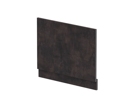 Hudson Reed Havana Straight Shower Bath End Panel & Plinth 700mm - Metallic Slate - MPC2611 - TAP 'N' SHOWER