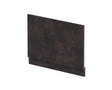 Hudson Reed Havana Straight Shower Bath End Panel & Plinth 800mm - Metallic Slate - MPC2613 - TAP 'N' SHOWER